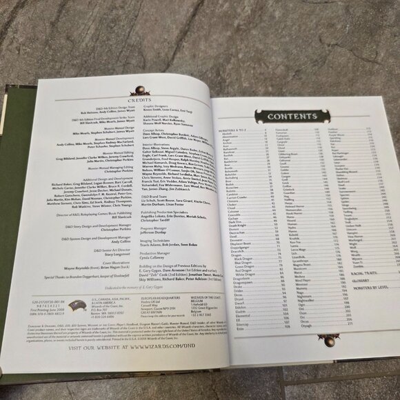 Dungeons & Dragons 4th Ed Player Handbook Monster Manual - Picture 6 of 8